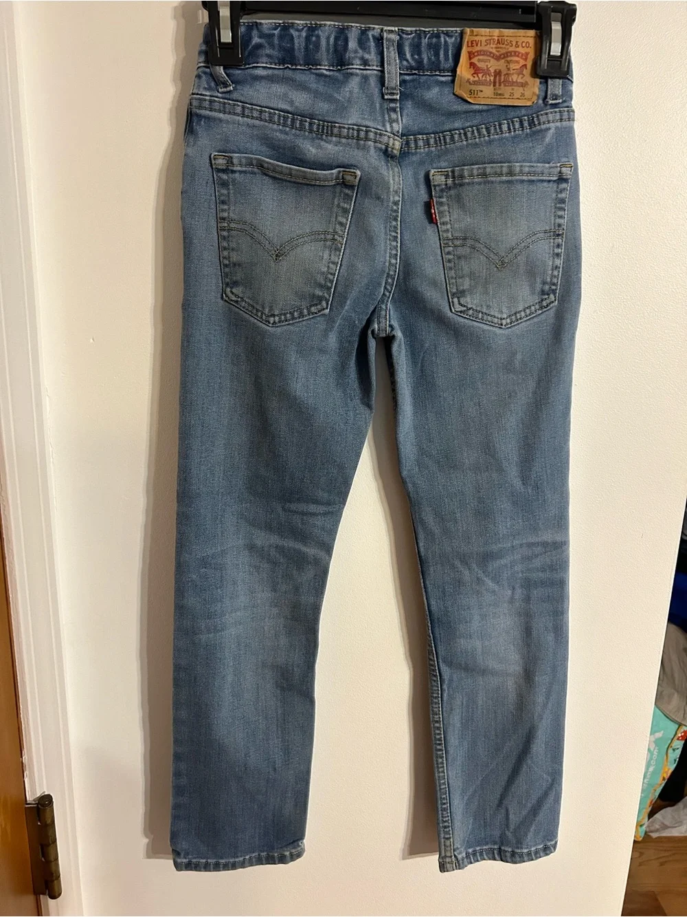 Levi's boys Light Wash Skinny Jeans